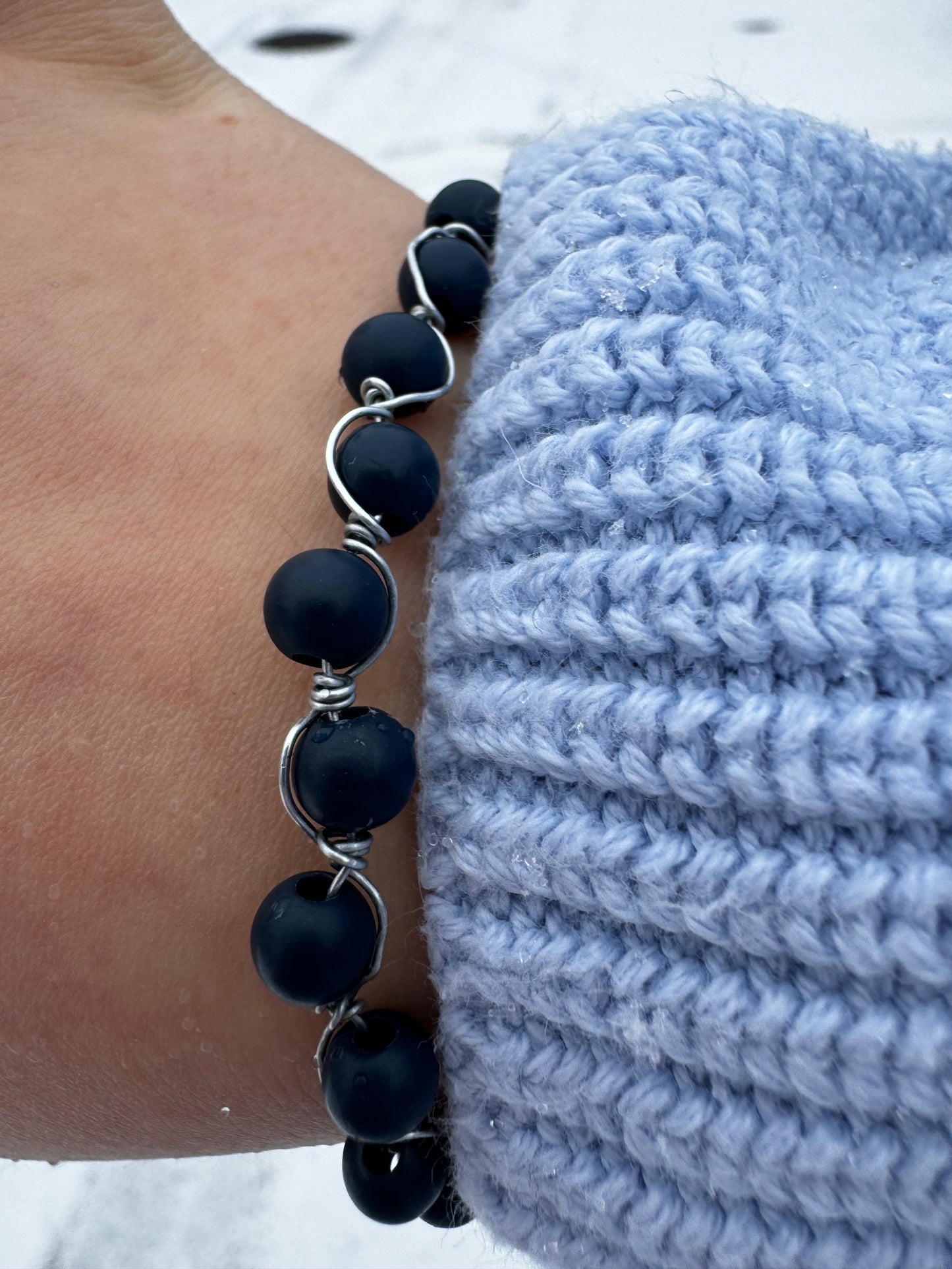 ocean blue bracelet