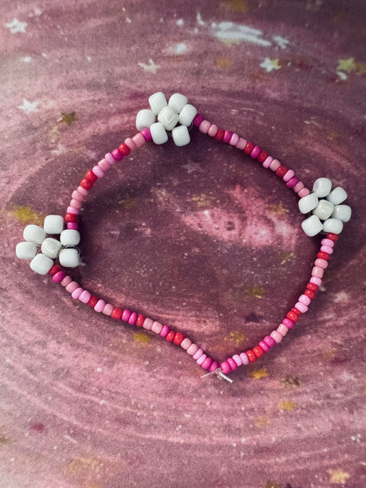 sunset flower bracelet